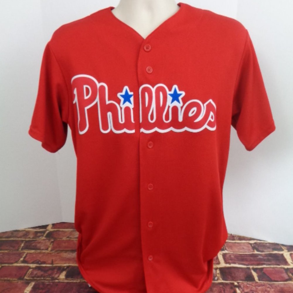 Philadelphia Phillies Red Jersey #4 Size Small